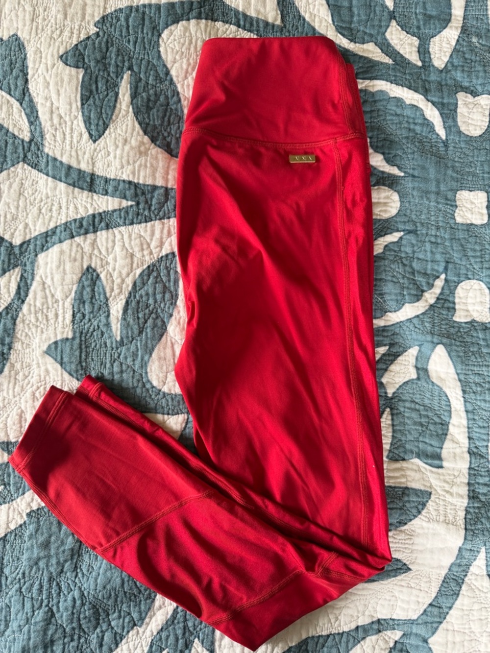 Alala Bright Red High-Waist Leggings